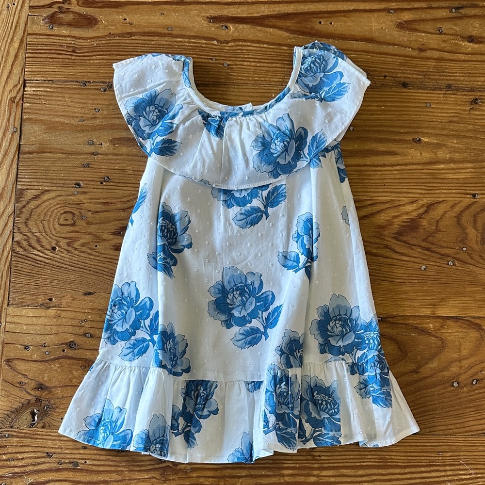 Janie and Jack Blue Floral Dress